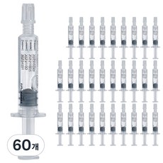 HP 일회용 멸균생리식염수 염화나트륨액 주사기형 3ml, 60개