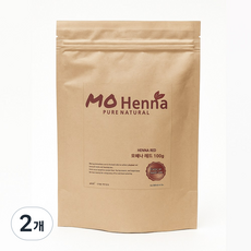 모헤나 천연 헤나 염색약 100g, 레드, 2개