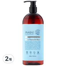 아미니 블루테라 쿨링 오일 바디워시 시트러스향, 400ml, 2개