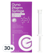 지노팜 융복합 의료기기 약산성 여성 질세정기 삽입형 케어젤, 30개, 1.7g