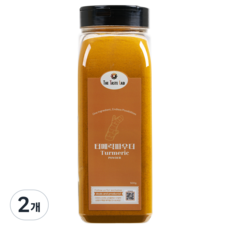 더테이스트랩 강황가루 터메릭 파우더 커큐민, 2개, 500g