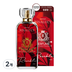 리나루시 퍼퓸 고농축 프리미엄 로즈블 여성 향수, 2개, 100ml 2개, 100ml
