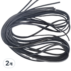 에이홈즈 어린이 고무줄 놀이용 검은색 고무줄, 2개, 검정