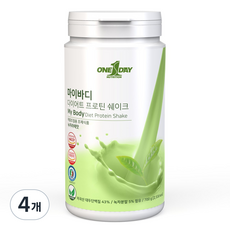 원데이뉴트리션 마이바디 다이어트 프로틴 쉐이크 녹차라떼맛, 700g, 4개