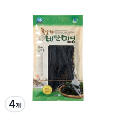 [차오름]황토향 비단미역 완도산 수산물이력제, 4개, 1kg
