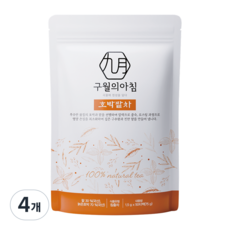 국산 쪄서볶은 호박팥차 삼각티백, 4개, 50개입, 1.5g
