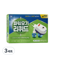 파워 모기리퀴드 플러그형키트(액상 무향무취 기기1개+액상1개 29ml), 3세트