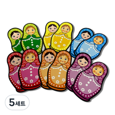 [전세계독점] JL매직 초보자도 가능한 짝 맞추기 카드 마술 도구 종이카드(Paper Doll), 5세트