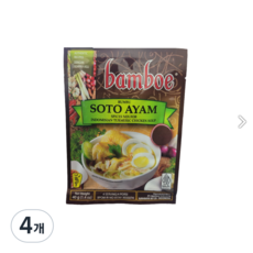 밤보에 소또아얌 (Bambooe Sotoayam), 4개, 40g