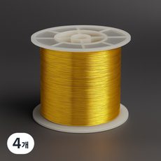 구리연선 100M 얇은 구리선 공예철사 구리철사 동와이어, 4개