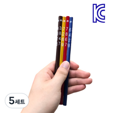 [KC인증] JL매직 프리딕션 펜슬 예언 마술 암산 마술 공중부양 연필, 5세트
