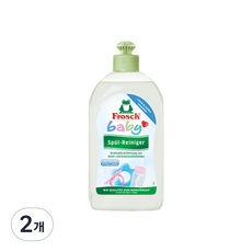 프로쉬 베이비 젖병세제, 500ml, 2개