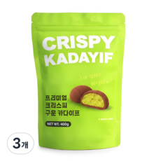 팜유없는 프리미엄 크리스피 카다이프 구운 볶은 카다이프, 3개, 400g