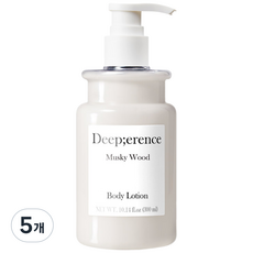 딥퍼랑스 머스크 우드 바디케어 퍼퓸 바디로션 [머스키 우드], 5개, 300ml