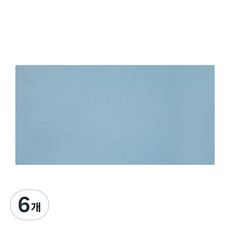 아레나 극세사 건식타올 대형 수영 스포츠 타월 수건, 아레나건식타올 BLU, 6개