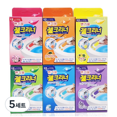 다나몰 플라워주사기 변기세정 방향 탈취 악취제거 6종향세트, 300g, 5세트
