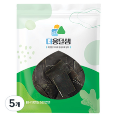 더옹달샘 완도 자른 사각 다시마 250g 육수용 국물용, 5개