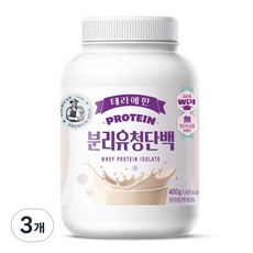 테라에판 분리유청단백 프로틴 파우더 WPI 무첨가, 3개, 400g