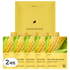 가꾸기 다이어트 단백질 쉐이크 (옥수수맛) 1팩 5개입 식단 맛있는 식사대용 파우치 체조식, 2세트, 5회분