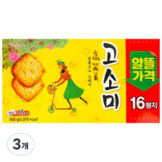 달콤고소 크래커 고소미, 560g, 3개