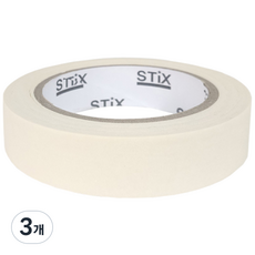 오공 마스킹 테이프 25mm X 40m, 3개