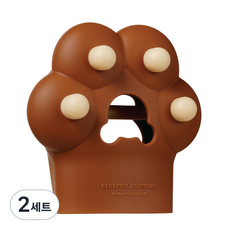 심통 단품 글러브치발기 2세대 동물시리즈 보관케이스포함, 치발기본품+단품케이스, 곰발바닥, 2세트