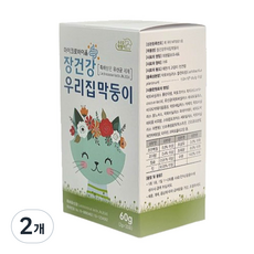 반려동물 영양제 장건강 유산균 30포 우리집막둥이 강아지 고양이 건강, 30회분, 간+장건강, 2개 30회분, 간+장건강, 2개