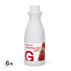 그린트리 수박 베이스 1.2kg, 6개