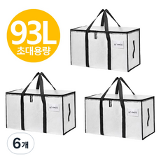 SC FMCG 다기능 이사박스 옷정리 수납함 방수 스크래치에 강한, 6개, 투명