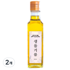 하남댁 건강지키미 저온압착 생들기름, 2개, 300ml