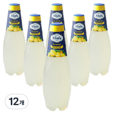 클리아파 레몬 과즙 탄산음료, 12개, 330ml