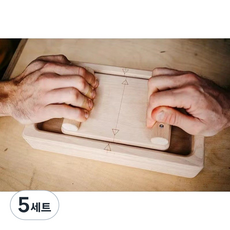 클라이밍 악력 배틀 보드 / 볼더링 트레이닝 훈련 그립 게임 악력 줄다리기 경기 기구, 5세트, 원목