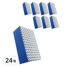 위시오 거울닦이 스펀지 크린블럭 샤워부스 청소 물때 제거 욕실 화장실, 수량, 24개