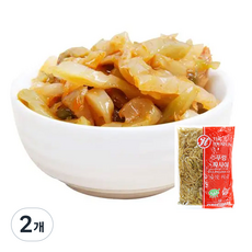 (배터짐) 차차THP 푸링 짜차이 짜사이 중국반찬, 1kg, 2개