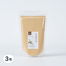 백년본가 100% 국산 곡물 식사대용 서리태 가루, 3개, 500g