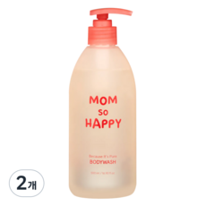 맘쏘해피 비커즈 잇츠 퓨어 임산부 바디워시, 500ml, 2개