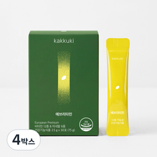 가꾸기 멀티비타민 레몬맛 18종 멀티비타민, 4박스, 30회분