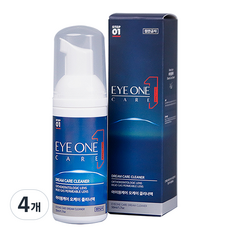 아이원케어 오케이 렌즈 클리너액 거품형, 50ml, 4개