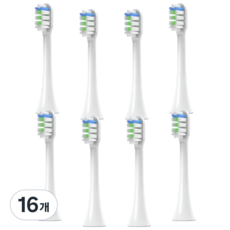 [NMX] 샤오미 수카스 호환용 전동 칫솔모 X3 X5 V1 V2 X3Pro X3U X1, 16개, 호환칫솔모