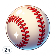 스포츠 티셔츠에코백열전사지1장+낱장도무송스티커30장 A4스티커 체험키트, 2개, 야구공세트