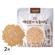 백년본가 국내산 1mm 햇쌀 현미 누룽지칩, 100g, 2개