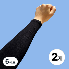 베일리화이트 자외선차단 팔토시 2세트 골프 쿨토시, 블랙, 6세트