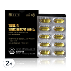 종근당 혈행건강 알티지 오메가3 플러스, 2개, 60정