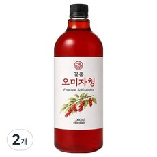 일품 오미자청 국산100% 오미자차 오미자원액 오미자엑기스, 2개, 1개입, 1000L
