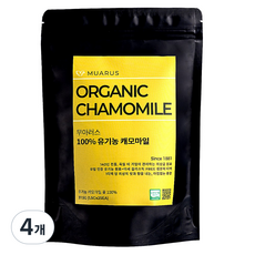 [25년 햇차] 독일 티 전문기업이 생산 관리한 유럽 인증 유기농 캐모마일 무아러스, 1.5g, 4개, 25개입