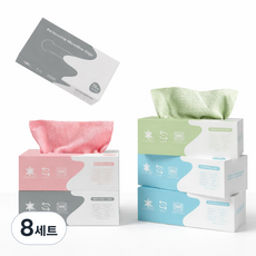 조이초이스 뽑아쓰는 다용도 일회용 행주, 8세트, 20개입