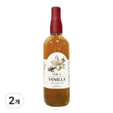 더와이 바닐라시럽 씨드첨가, 2개, 1L