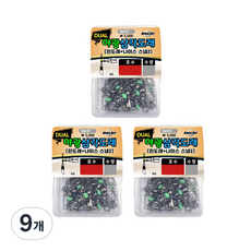 SMASH DUAL 야광삼각도래 벌크형 SM-DT 3팩, 9개, 13개입
