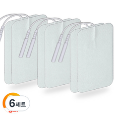 [TENSWAY] 저주파패드 핀타입 호환용 전극 리필, 6세트, 핀형6090(2장)