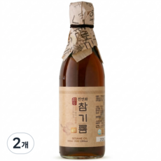 시장쏙 전연화 참기름 골드, 2개, 350ml